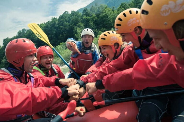 Bled: Great Fun Sava River Rafting by 3glav - 3glav Adventures meeting point and your first gear handoff