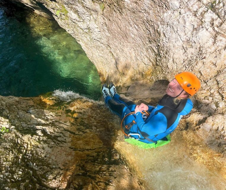 Bovec: Canyoning for Beginners Experience - Sliding and jumping down the canyon: fun first, intensity at the end