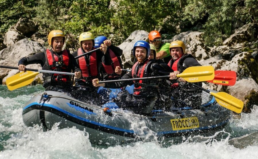 Bovec: Soča River Rafting Adventure with Photos and Drink - Safety briefing and expert paddling coaching
