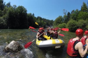 Canyoning And Rafting Adventure - Lake Bled Slovenia Free Photos - Rafting on the Sava: Scenic Fun With Playful Rapids