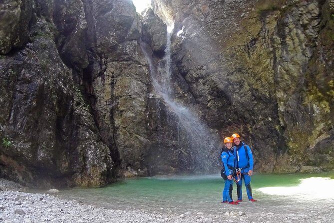 Canyoning Fratarica - Parabola waterfall (45 m): the final big test
