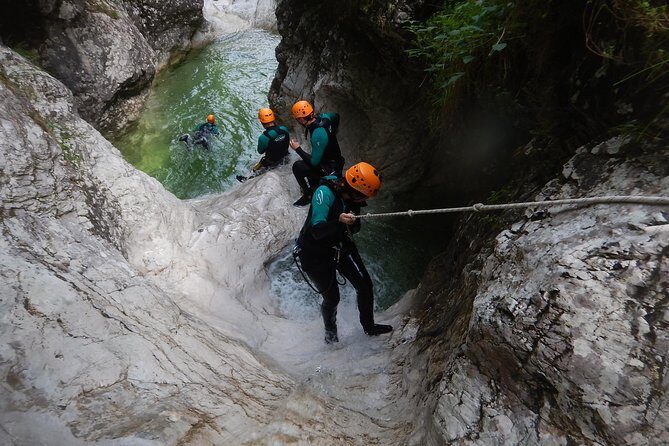 Canyoning in Fratarica Canyon - Canyoning the Fratarica gorge from Bovec: the main appeal