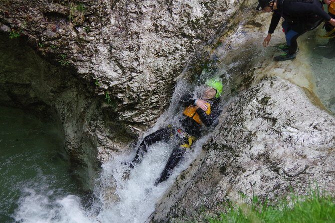 Canyoning in Susec Canyon - Slides, jumps, and abseils: how the route works moment to moment
