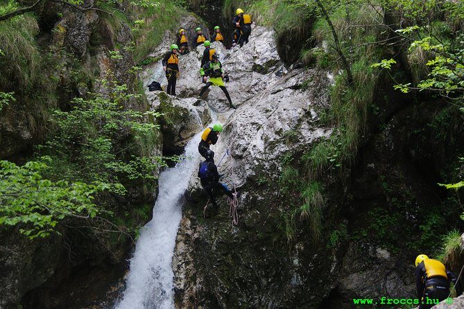 Canyoning in Susec Canyon - That cable-crossing view of the Bovec Valley