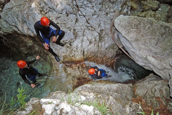 Canyoning in Susec Gorge from Bovec - World War I ruins: a small detour that adds meaning