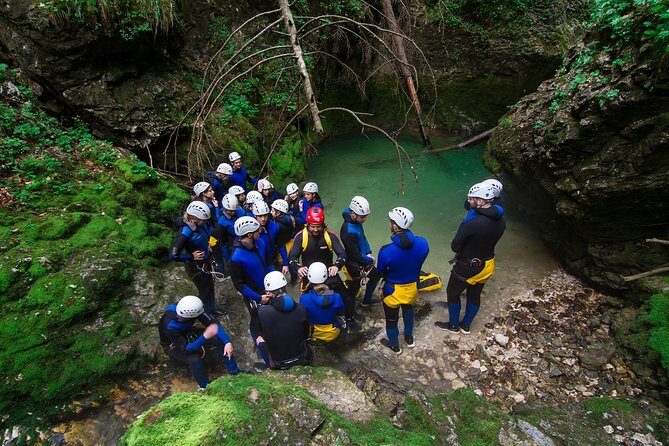Canyoning Lake Bled Slovenia - Free Photos and Videos - The 3.5-Hour Route: From a Forest Start to Rappel and Waterfall Jumps
