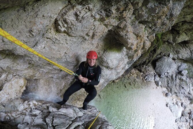 Classic Canyon Fratarica, Bovec (with photos) - Abseiling the 50-meter waterfall: safety you can feel