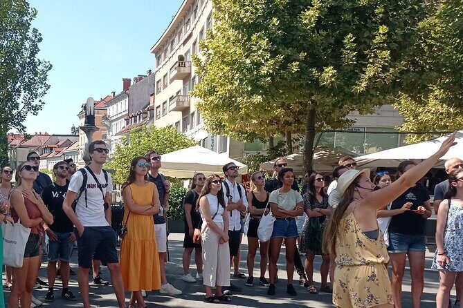 Classic Ljubljana Group Tour - National and University Library symbolism and the political weight of Congress Square