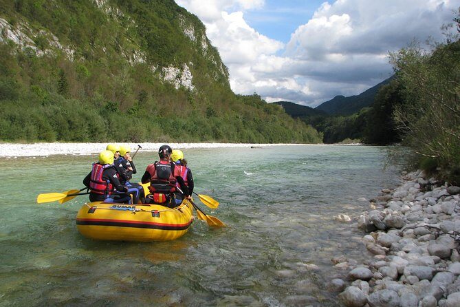 Family Rafting On Soca River - Stop 1 in the Soca Valley: Emerald Water, Beaches, and Swim Breaks