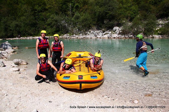 Half Day Rafting On Soca River - The 8 km Soča run: rapids, clear water, and optional adventure moments