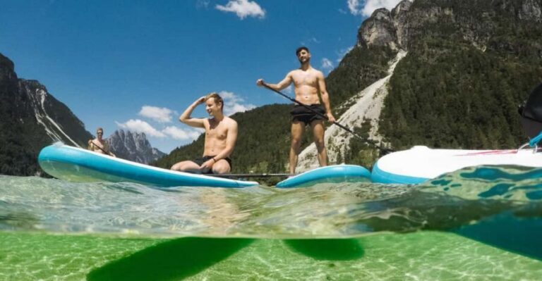 Half Day Stand-up Paddle Boarding (SUP) trip on Lake Predil - From Kot 12 to Lago del Predil: the van ride with forts and photo stops