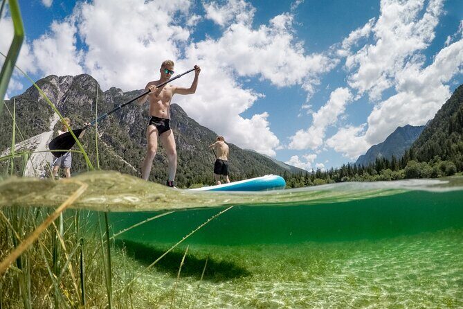 Half Day Stand-up Paddle Boarding (SUP) trip on Lake Predil - Dogs, kids, and mixed groups: how the trip adapts