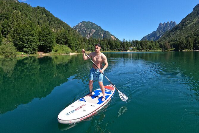 Half-Day Stand-Up Paddleboarding on Lake Predil - The Technique Briefing: how they help you stand without drama