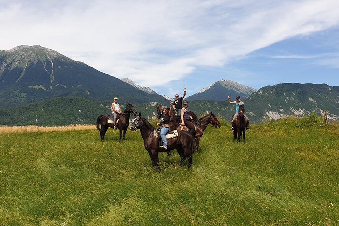 Horseback Riding In Bled - Scenery you can actually enjoy: villages, rivers, and mountain views