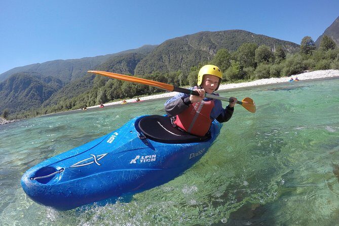 Kayak Course on Soca River - What you actually learn: paddle control for white-water reality
