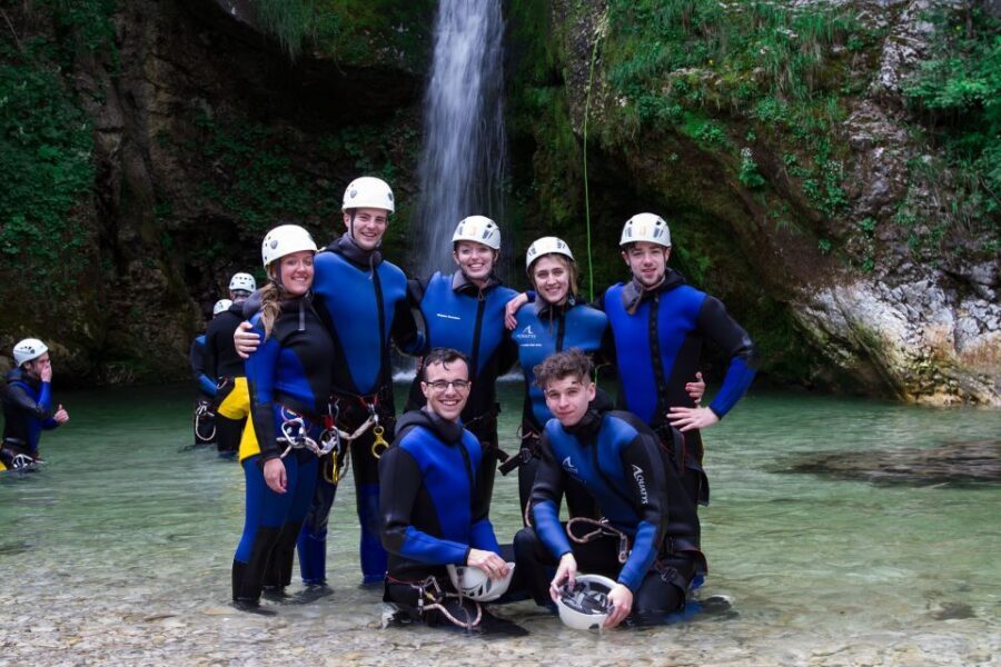 Lake Bled: Bohinj Valley Canyoning Tour with Photos - The adrenaline moments: rappels, waterfall jumps, and optional big moves