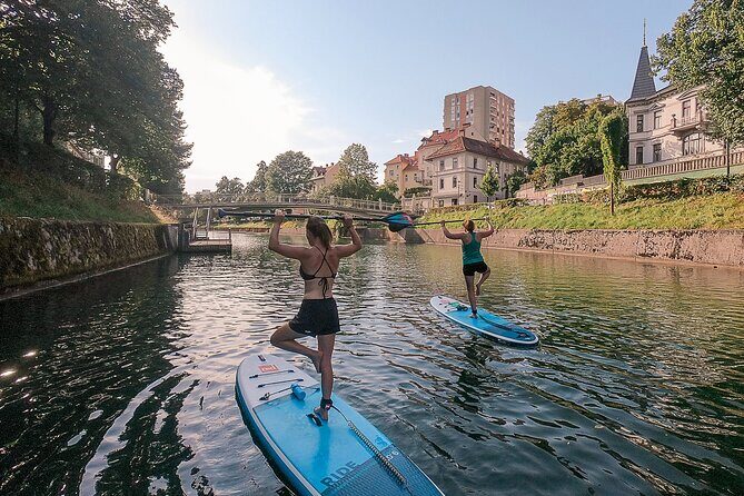 Ljubljana Stand-Up Paddle Boarding Lesson and Tour - Floating through the city center: timing, crowd energy, and falls