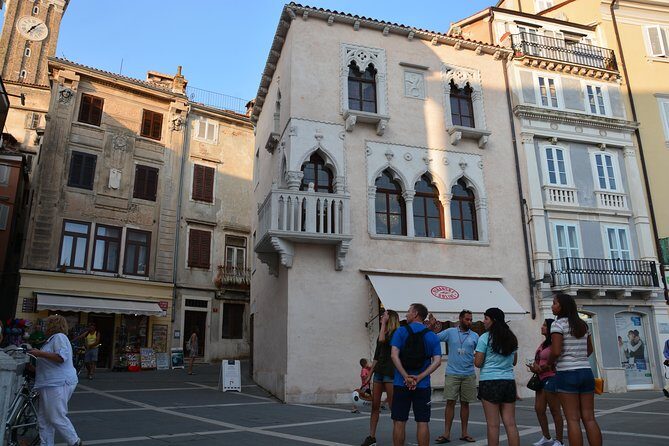 Piran: Walking Tour with Local Wine and Food Tasting - Minorite Monastery area (from outside): a stop that adds texture