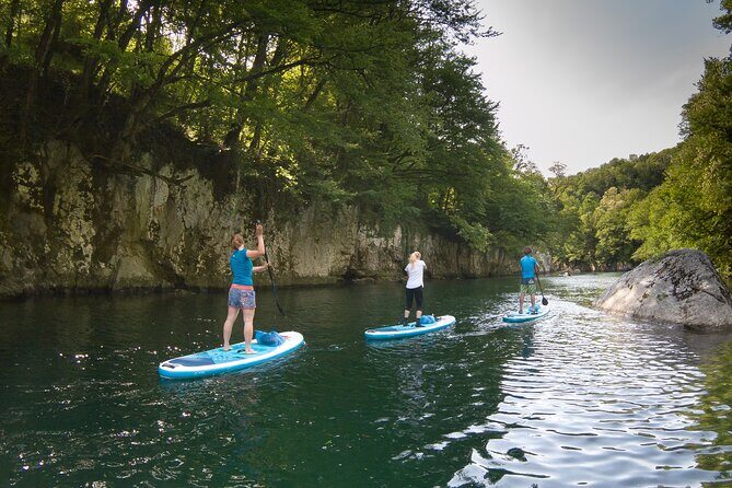 Private Half Day Stand-up Paddle Boarding on the Soča River - Getting picked up in Bovec and heading toward Most na Soči
