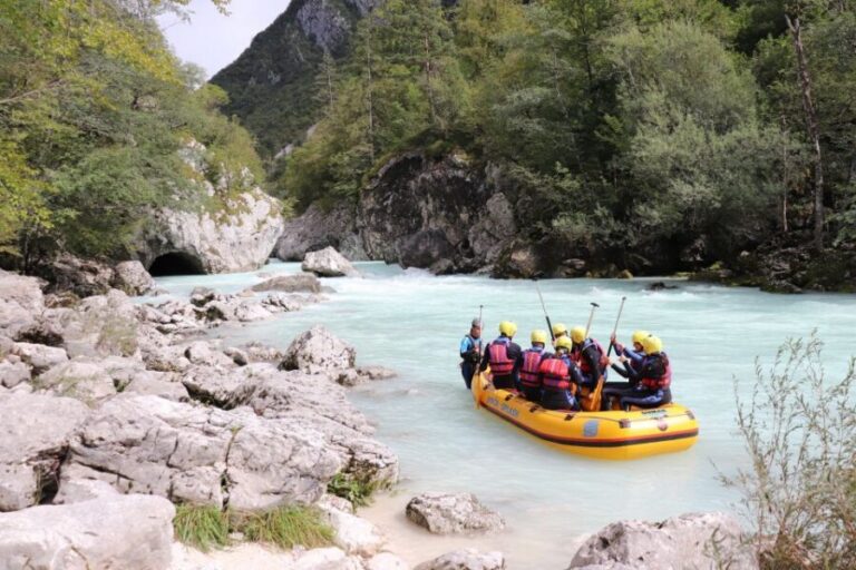Slovenia: Half-Day Rafting Tour on Soča River with Photos - Getting equipped at Soča Splash Base (Bovec)
