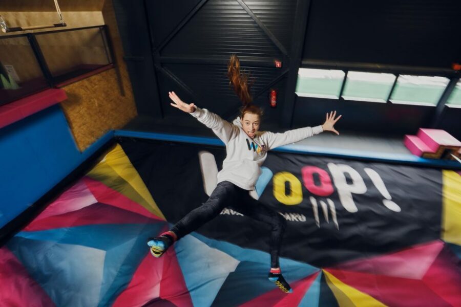 Woop! Fun park with 21 attractions - 3D interactive climbing walls with 43 routes